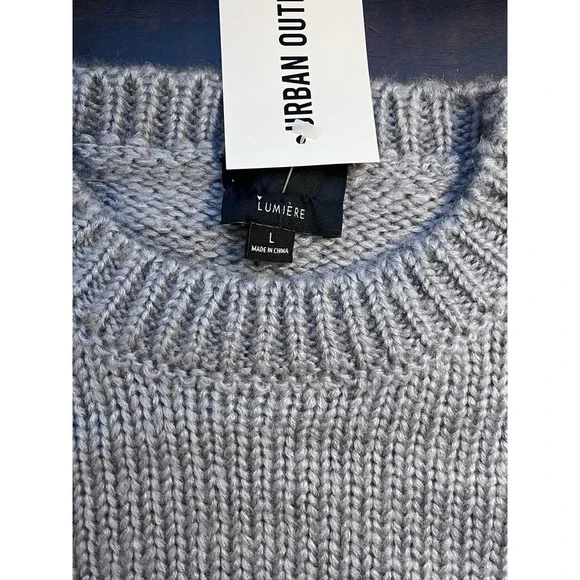 Urban Outfitter Lumiere Crewneck Color Block Sweater SZ Small and Large - Picture 6 of 14